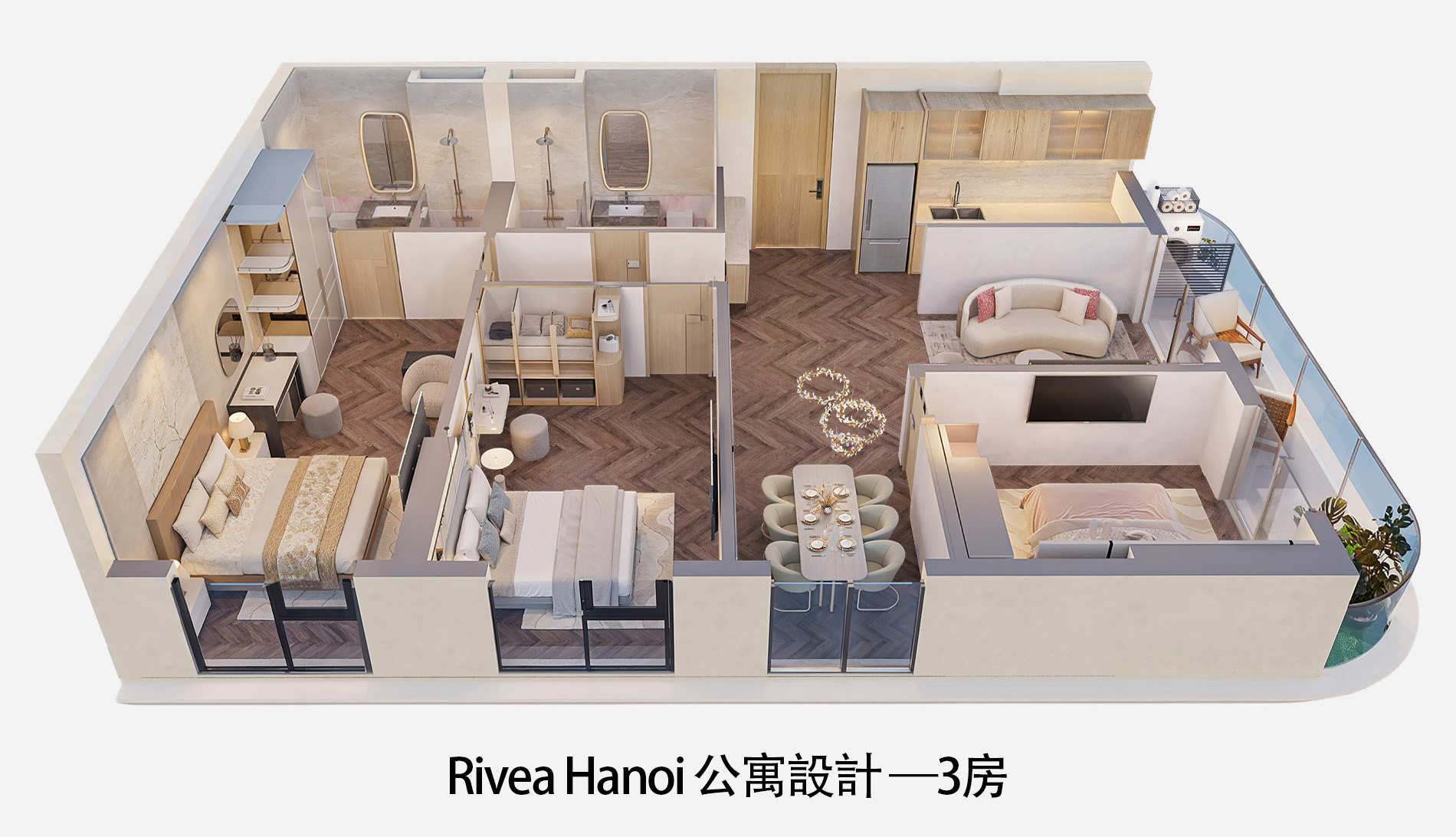 Rivea Hanoi 公寓設計